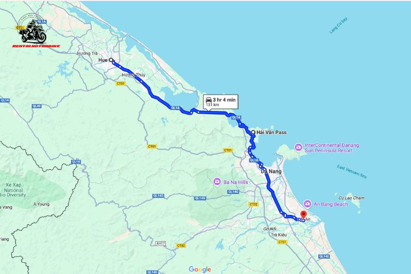 The journey from Hue to Hoi An is an experience not to be missed