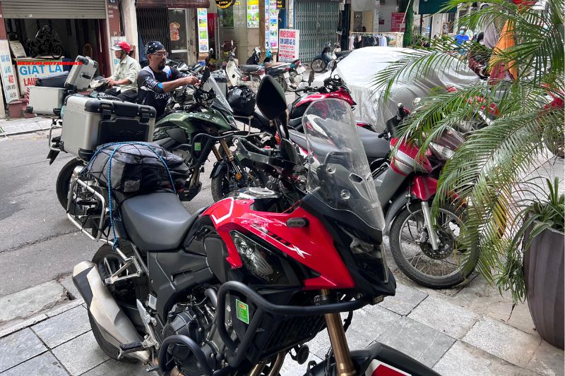 Honda CB500X is a popular model at Rental Motorbike