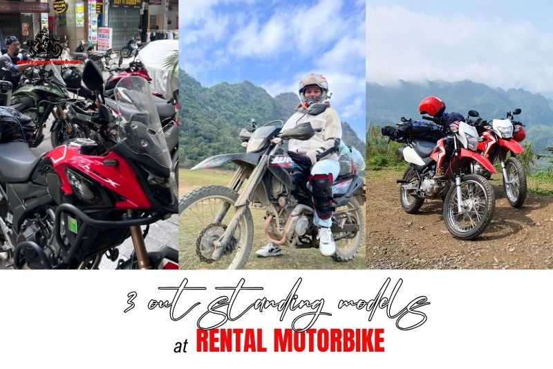3 outstanding models at Rental Motorbike