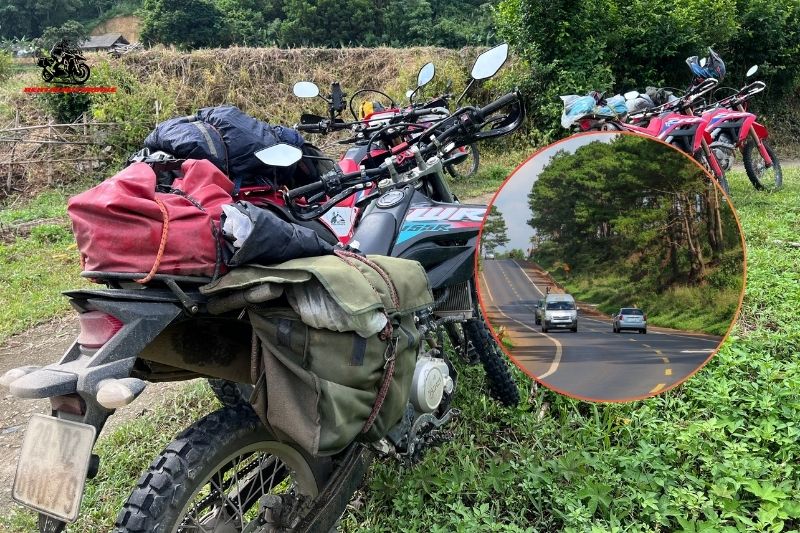 A hidden and challenging motorbike route