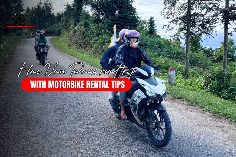 Hai Van pass road trip with motorbike rental