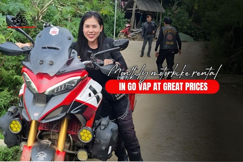 Monthly motorbike rental in Go Vap