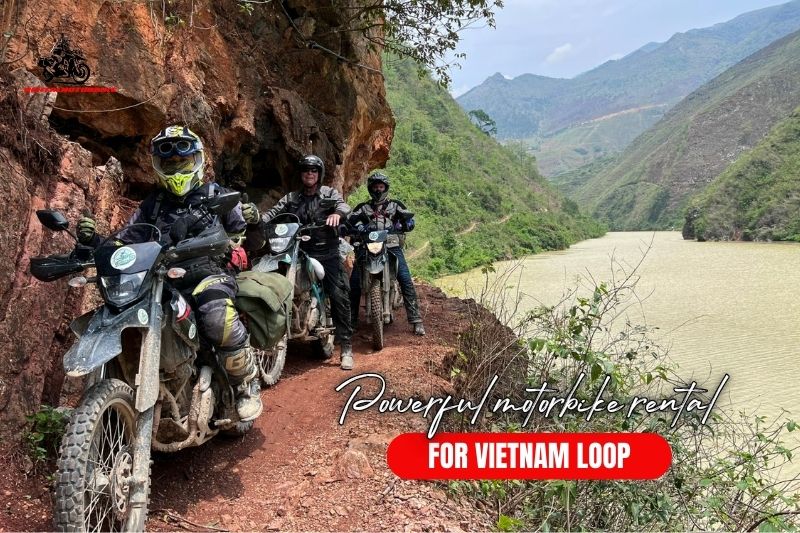 powerful motorbike rental for Vietnam loop