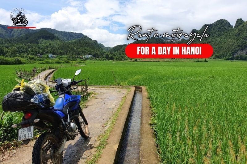 Rent a motorcycle for a day in Hanoi