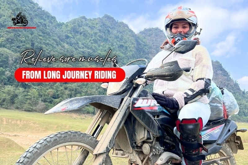 sore muscles from long journey riding