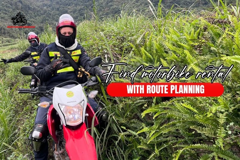 motorbike rental with route planning in HCMC
