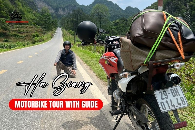 Motorbike tour with guide in Ha Giang
