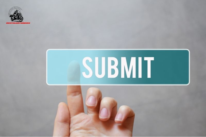 Submit booking information