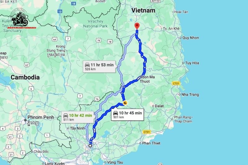 Ho Chi Minh City - Pleiku