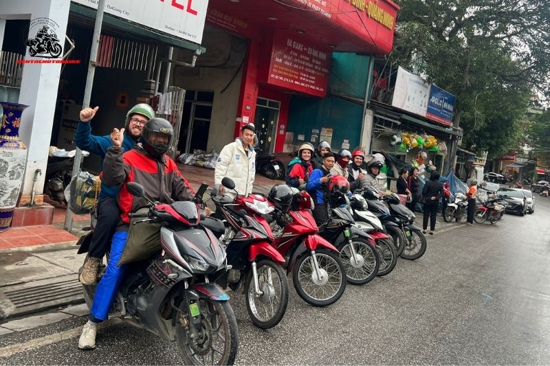 Visit Hanoi Vietnam on a motorbike
