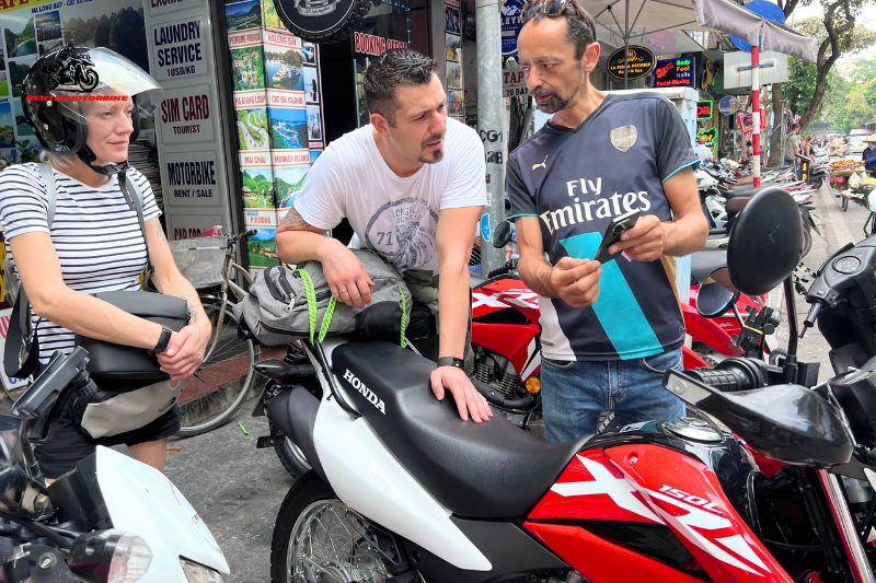 Booking your motorbike is quick and simple