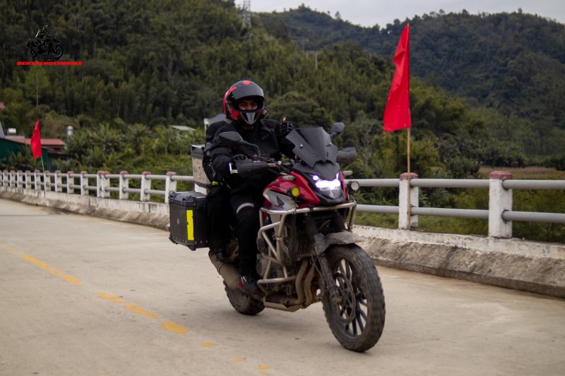 Riding through the northern mountains