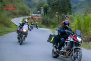 What does a homestay night look like after a day on the road?